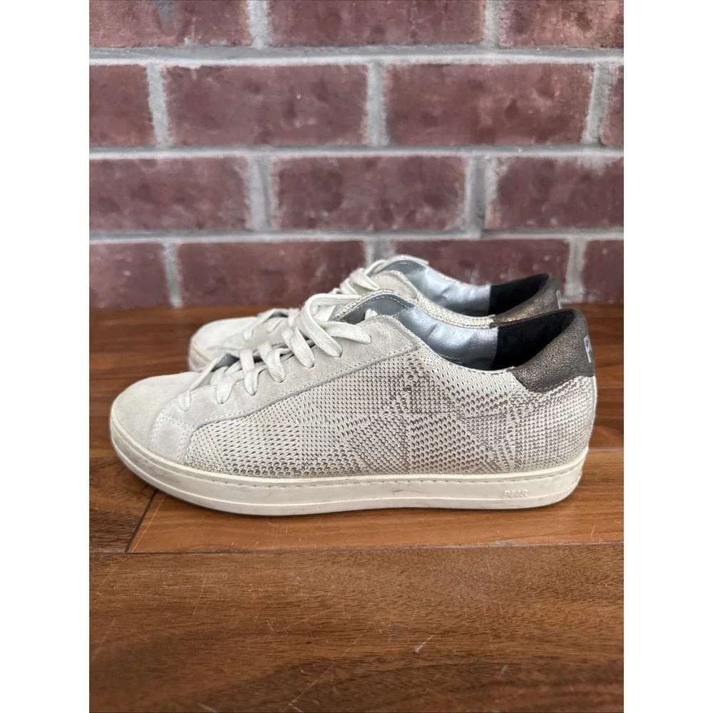 P448 John Women's Prisma Sneakers EU‎ 37 US 7 Suede Low-Top Made in Italy
